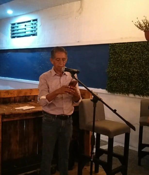 $!Margarito Cuéllar, ganador del Premio de Poesía Clemencia Isaura 2022, fue padrino del evento.