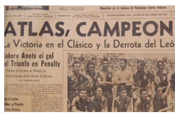 El Atlas y su único título del futbol mexicano hace 70 años ¿Cómo era México en 1951?