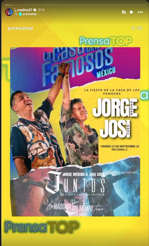 $!Darán el grito Jorge Medina y Josi Cuen en ‘La Casa de los Famosos México’