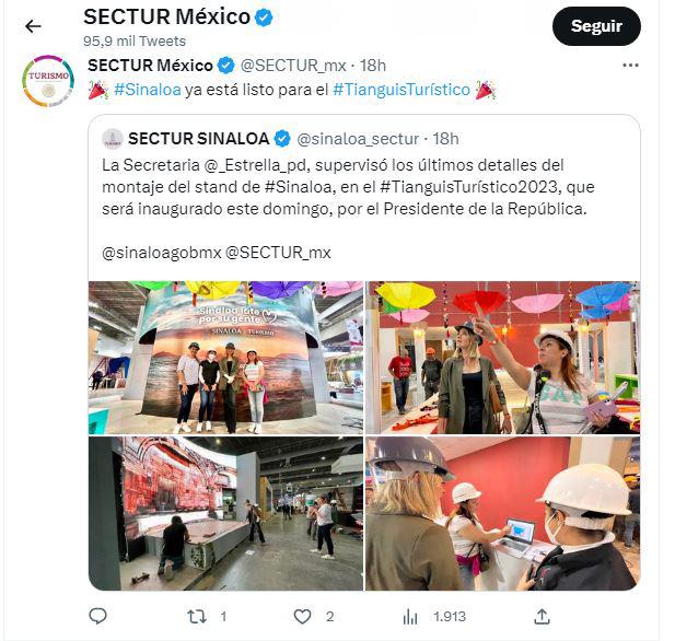 $!Muestra Sinaloa sus encantos en el Festival Turístico en CDMX, previo al Tianguis Turístico
