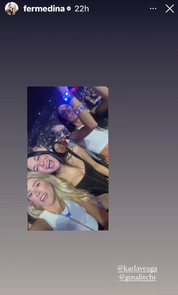 $!En primera fila con Luis Miguel, la influencer mazatleca Fer Medina