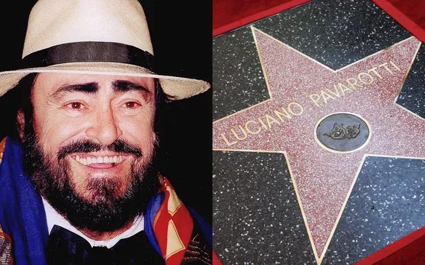$!A 15 años de su muerte, Luciano Pavarotti tiene ya su estrella en el Paseo de la Fama