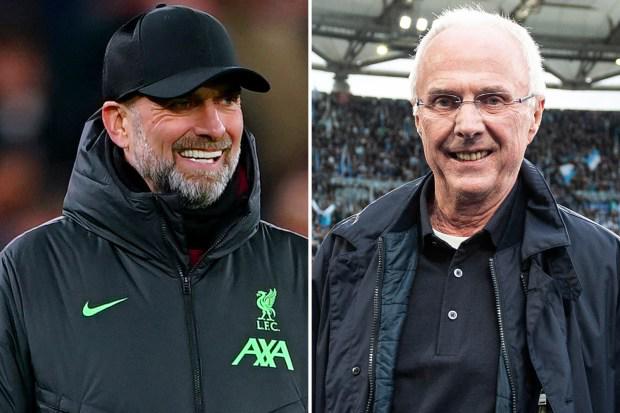 Jürgen Klopp cumplirá la última voluntad de Sven-Göran Eriksson
