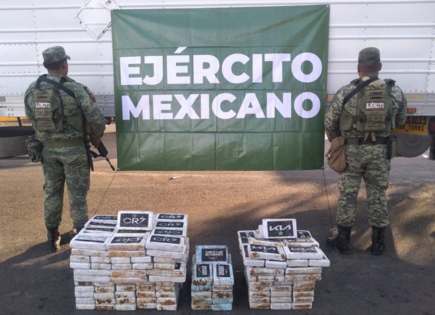 Incautan 200 kilos de posible droga en Culiacán