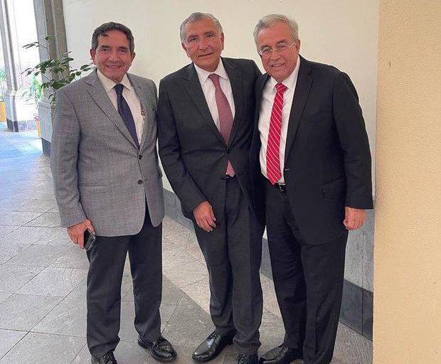 Coinciden Melesio Cuén, Rubén Rocha y Adán Augusto en la Ciudad de México