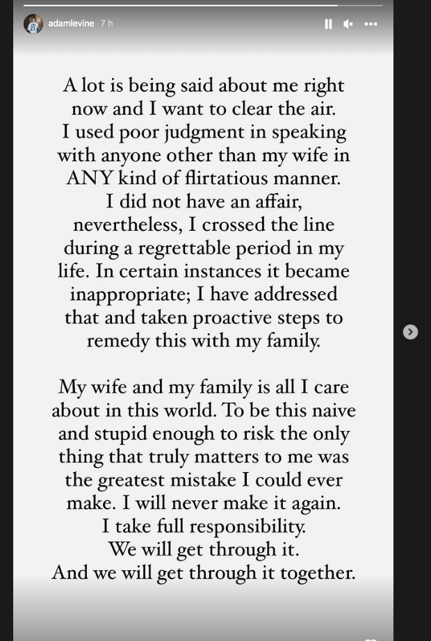 $!Responde Adam Levine ante rumores de infidelidad