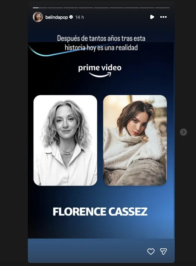 $!Interpretará Belinda a Florence Cassez, en una serie para Prime Video