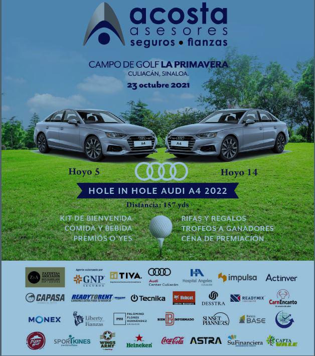 $!Realizará Acosta Asesores su primer Torneo de Golf en Culiacán