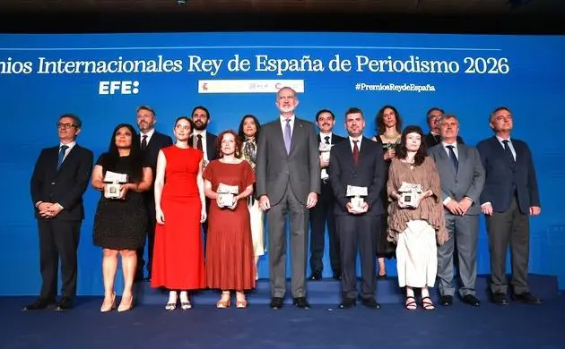 $!Periodistas de El Universal reciben el Premio Internacional Rey de España por investigación sobre muertes en el Río Bravo