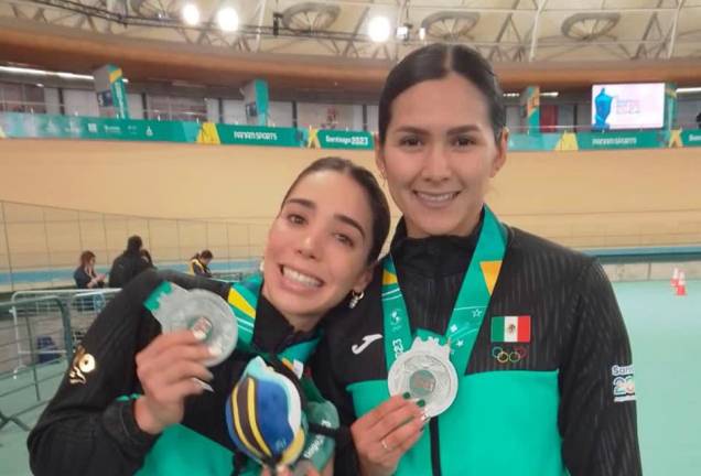 María Antonieta Gaxiola y Yarely Salazar logran su segunda presea de plata en Santiago 2023.