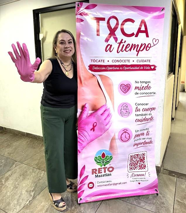 $!Invitan a ‘tocarse’ a tiempo para prevenir cáncer de mama