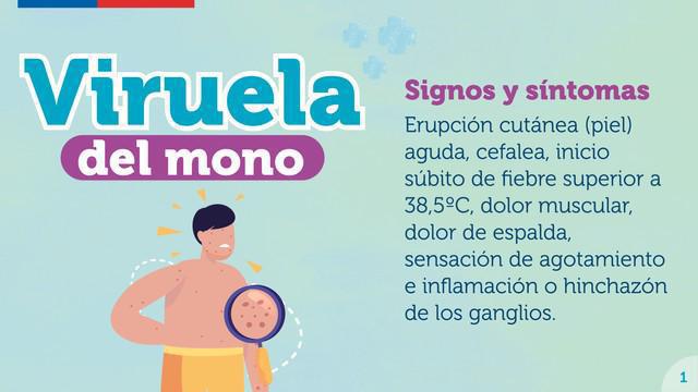 Es importante estar atento a los síntomas de viruela del mono para una detección y atención oportuna.