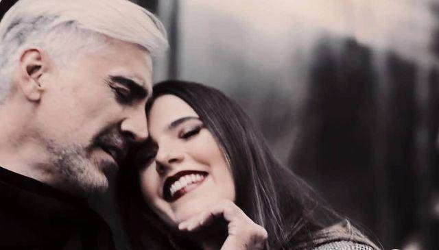Alejandro Fernández con su hija Camila.