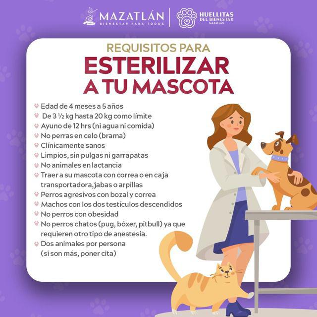 $!Llevará Gobierno de Mazatlán jornada gratuita de esterilización a Villa Unión este viernes 20