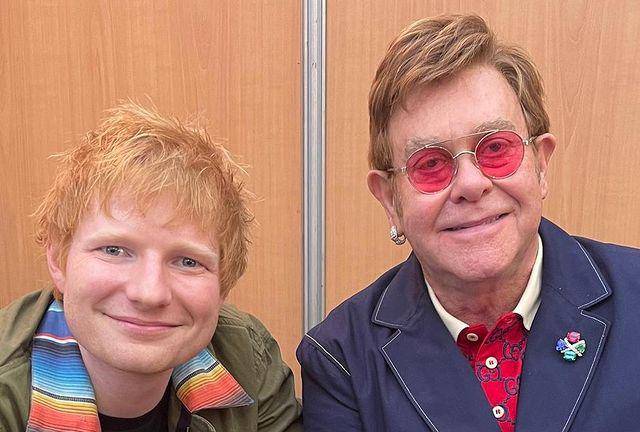 Ed Sheeran y Elton John.