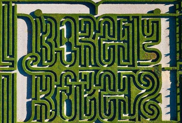 El laberinto dedicado al escritor Jorge Luis Borges.