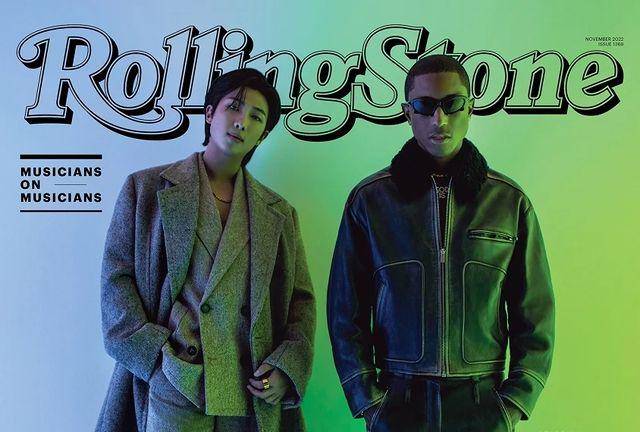 RM de BTS y Pharrel William protagonizan la portada de Rolling Stone.