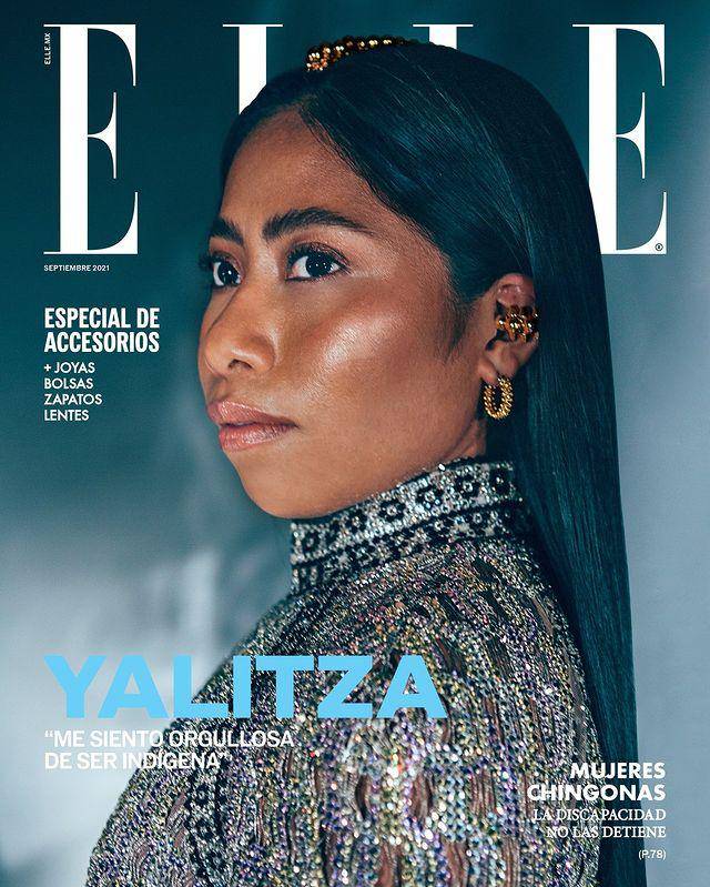 $!‘Me siento orgullosa de ser indígena’, dice Yalitza Aparicio al protagonizar portada de ELLE