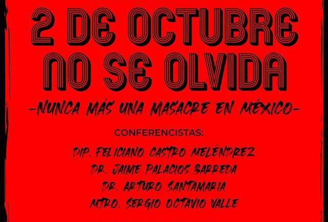 La charla se llevará a cabo el lunes 2 de octubre, a las 18:00 horas, en el Museo de Arte de Mazatlán.
