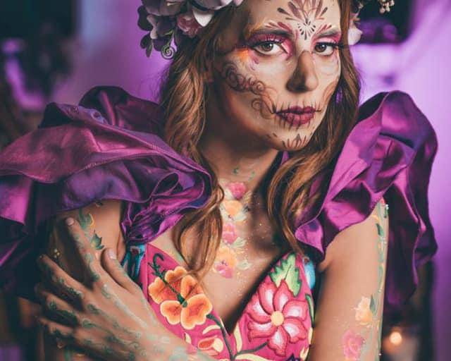 Majo Aguilar conmemora el Día de Muertos como ‘Catrina’