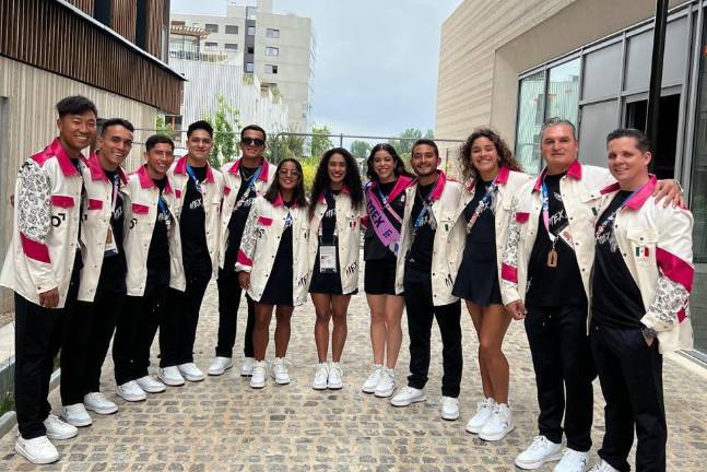 Los mexicanos ya están listos para el desfile.