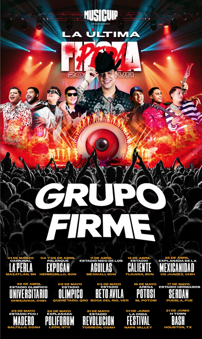 $!Cancela Grupo Firme también su actuación en el Carnaval de Mazatlán 2025