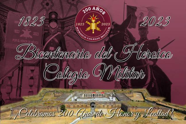 Hoy realizarán en Mazatlán evento para celebrar los 200 años del Heroico Colegio Militar.