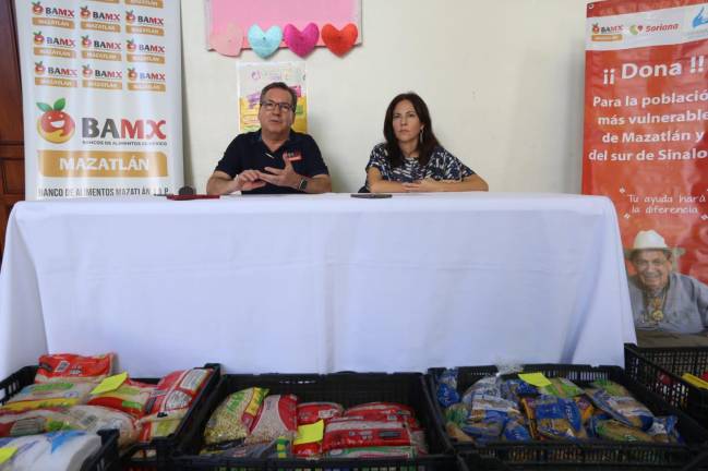 El Banco de Alimentos entregó 386 kilos de arroz, frijol, aceite, pastas y otros productos que les fueron donados en la campaña “Kilo x Kilo”, a favor del Orfanatorio Mazatlán.