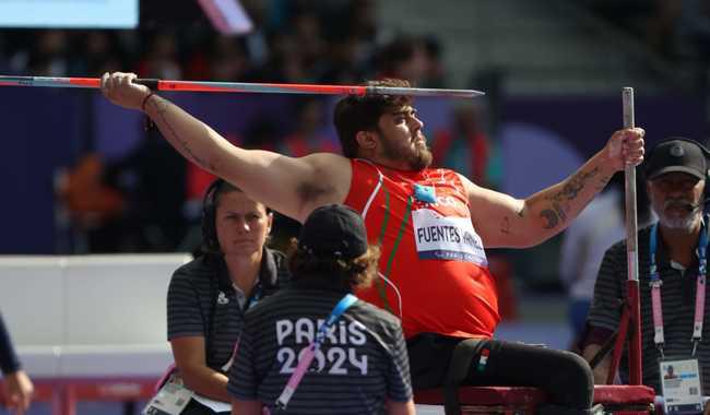 Édgar Fuentes, subcampeón de jabalina en los Juegos Paralímpicos París 2024