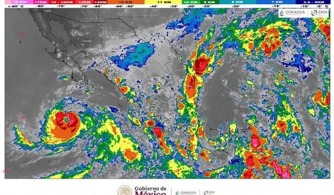 La circulación del Huracán Rachel mantendrá condiciones de lluvia, viento y oleaje elevado en las costas de Sinaloa.