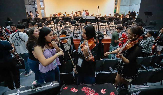 Instrumentistas de 26 estados del país se reúnen en Oaxtepec para preparar la próxima gira de la OSIM