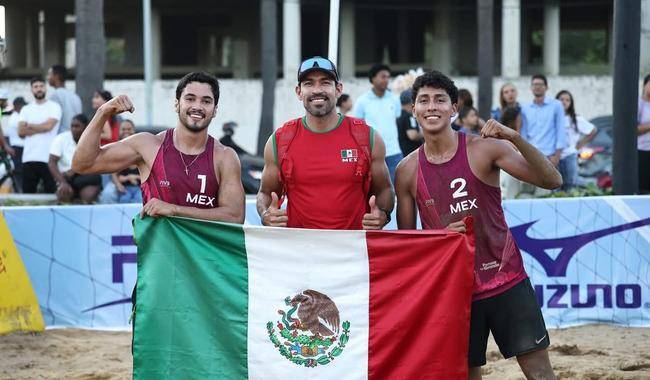 El guasavense Inés Lares gana el oro junto a Carlos Ayala.