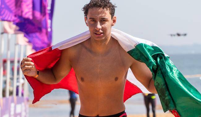 Paulo Strehlke, campeón en aguas abiertas de Asunción 2025 y sella pase a Lima 2027