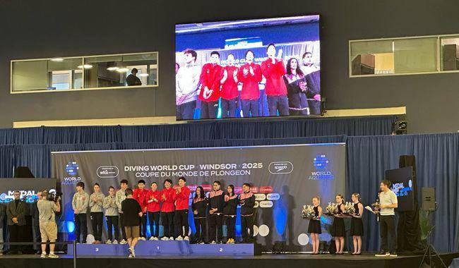 México gana medalla de plata en la Copa del Mundo de Clavados en Canadá