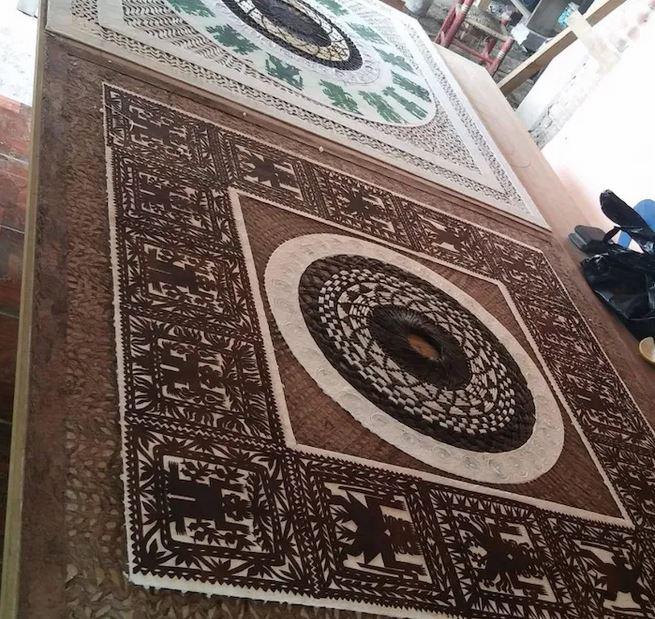 $!Artesanía con papel mate.