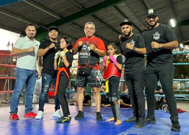 $!‘El Jaguar’ Martínez ruge por tercera ocasión consecutiva en la Liga de Kickboxing Angalf Mazatlán
