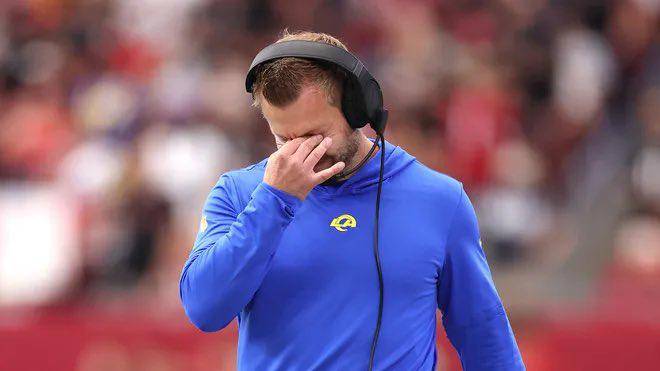 Sean McVay se mostró molesto por los juegos de NFL en otros países.