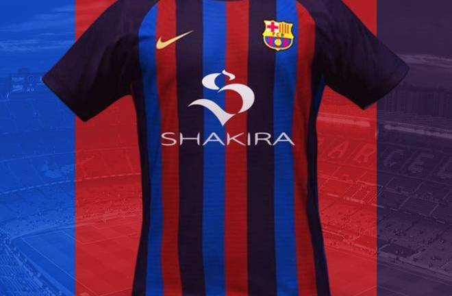 Esta Playera es la que ha estado circulando en redes, de cómo se vería el logo de Shakira.