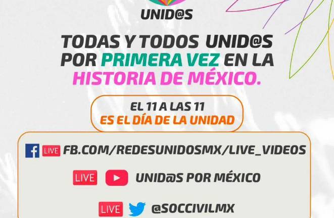 El anuncio oficial de “Unid@s” se realizará este martes.