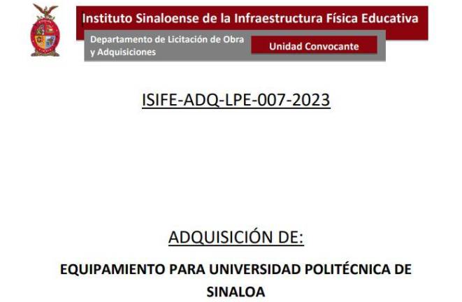 La Universidad Politécnica de Sinaloa sería una de las beneficiarias con equipamiento.
