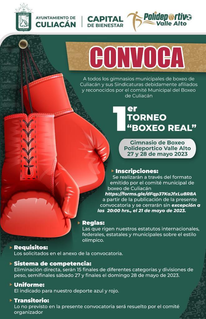 $!Lanzan Torneo Boxeo Real en Valle Alto