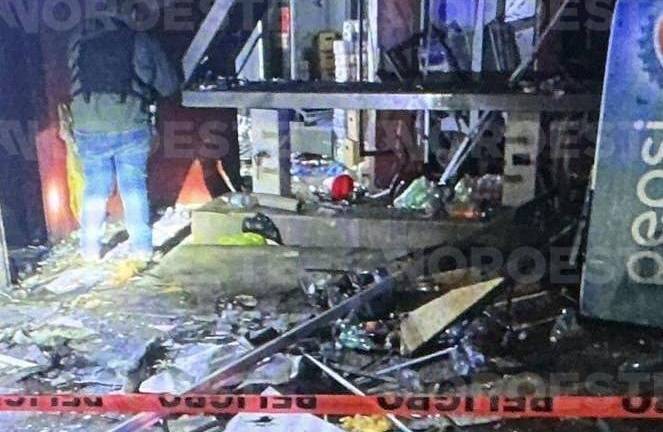 La noche del domingo se registró un ataque con explosivos en un expendio de cerveza en Concordia.