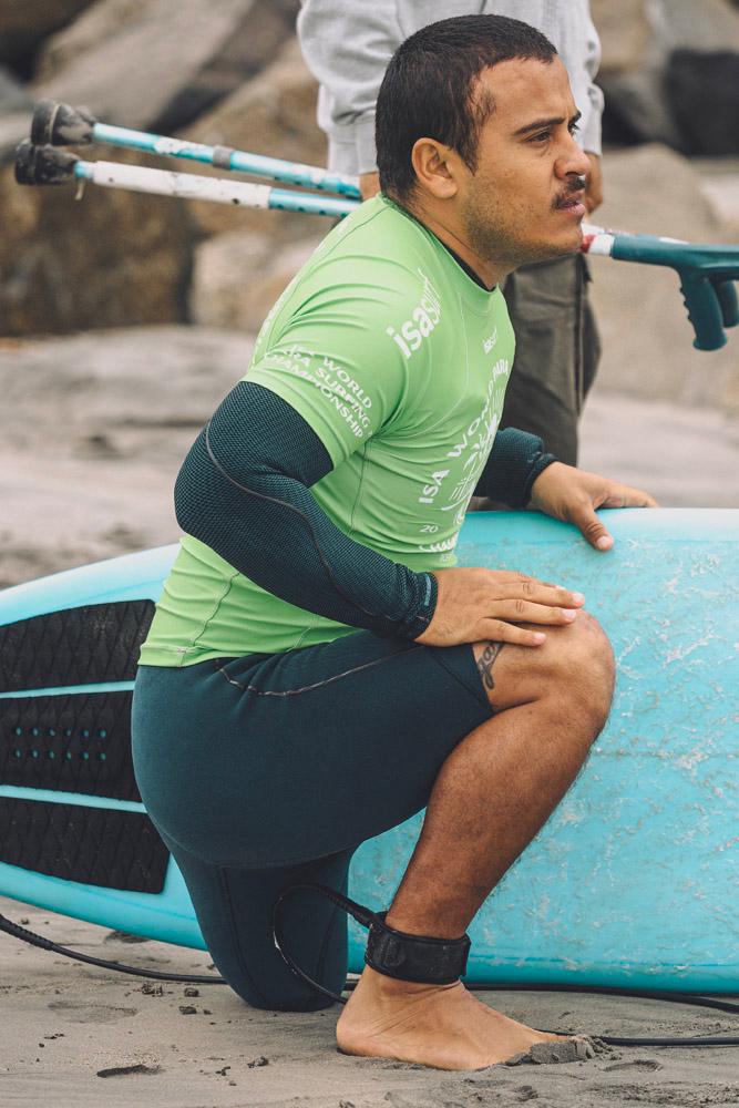 $!Avanza mazatleco Martín Díaz a la final del Campeonato Mundial de Para Surfing ISA 2025