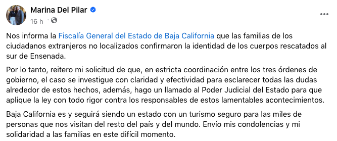 $!Familiares identifican cuerpos de los tres surfistas asesinados en Ensenada, Baja California