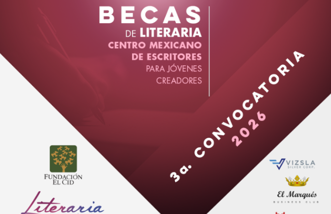 Literaria Centro Mexicano de Escritores abrió la convocatoria 2026-2027 para otorgar cuatro becas de tutoría a jóvenes escritores sinaloenses interesados en desarrollar proyectos literarios.