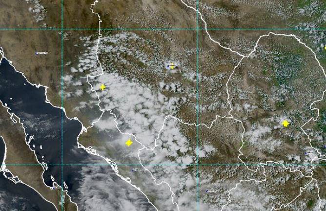 Se esperan lluvias en las próximas horas en Sinaloa