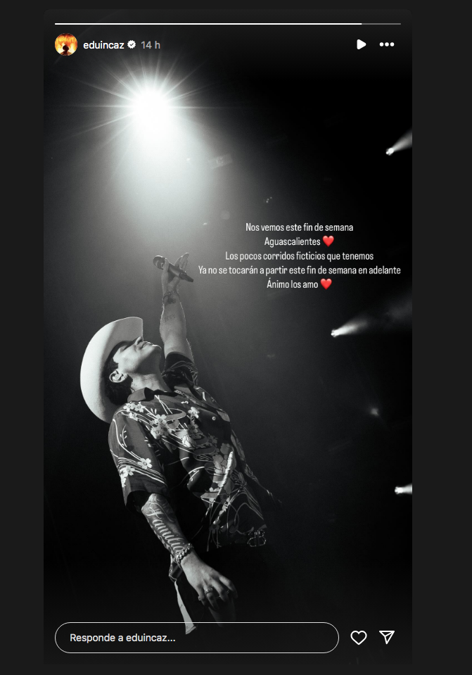 $!Anuncia Eduin Caz que Grupo Firme no interpretará corridos en sus presentaciones