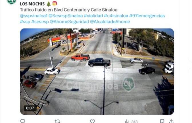 Última publicación del C4i de Sinaloa, ocurrida el pasado 20 de diciembre.