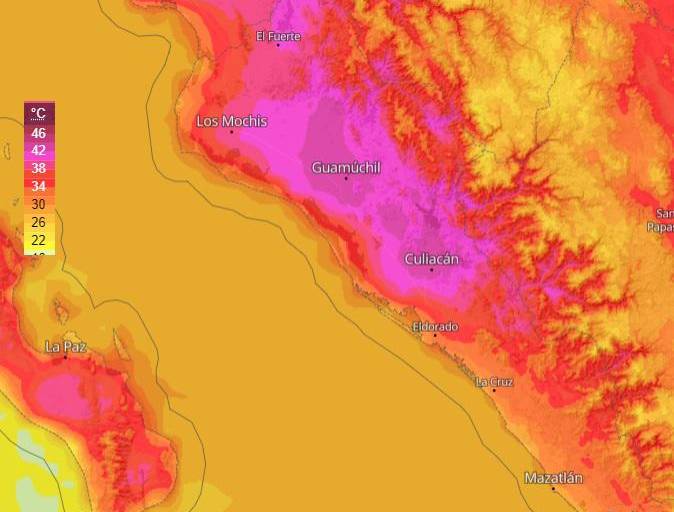 Advierten sobre ‘tsunami’ de calor en Sinaloa
