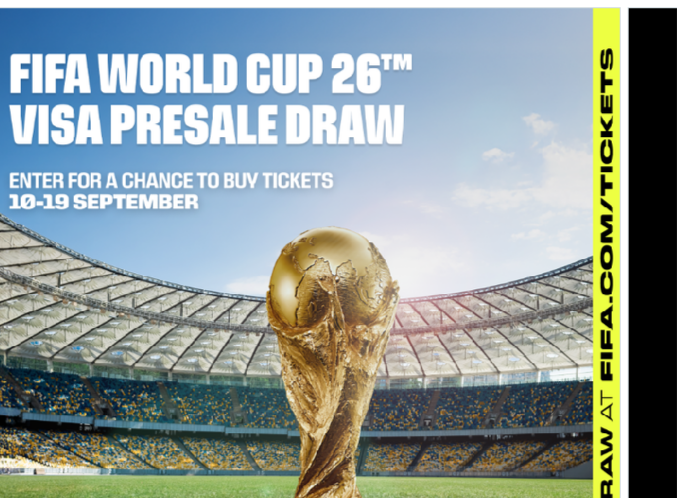 Arranca la venta de boletos para el Mundial 2026 con fase exclusiva para tarjetahabientes Visa